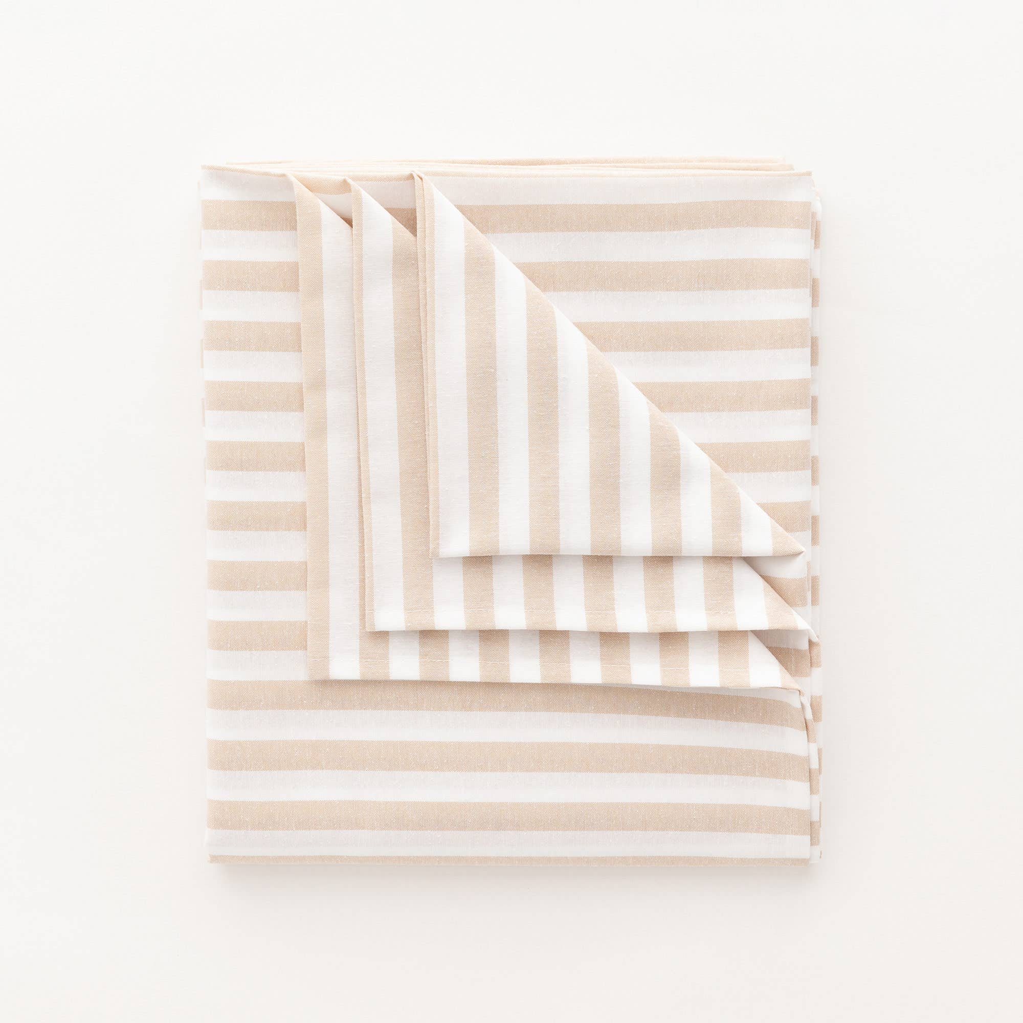 GAMUSI - Wholesale Tablecloth - Stain-resistant cotton tablecloth fabric feel stripes ALMA14