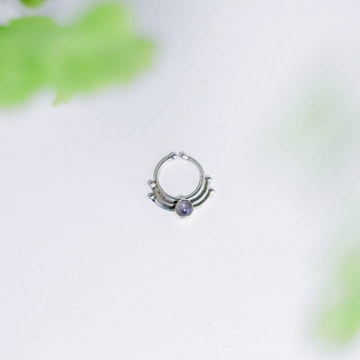 Ragavon - Wholesale Nose Ring - Silver Fake Septum Ring | Elven Fairycore Faux Nose Jewelry5
