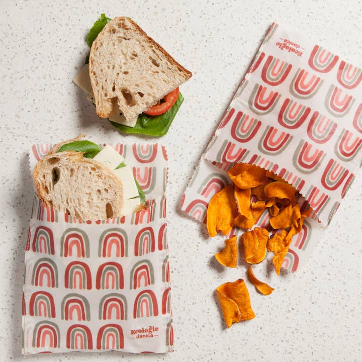 Ecologie - Wholesale Food Storage Wrap/Bag - Prisma Beeswax Sandwich Bag Set of 2