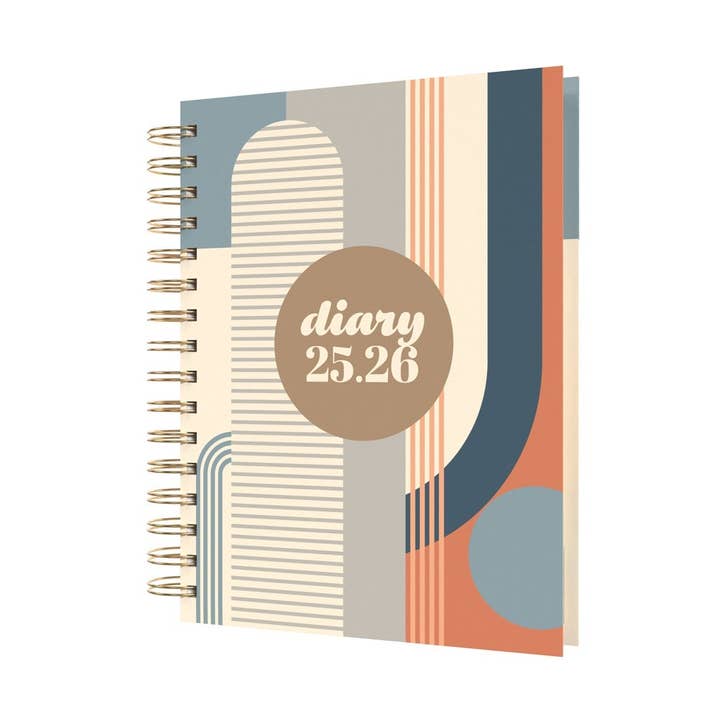 Scandi - A5 Day-to-Page Mid/Academic Year Diary Planner 2025-2026 for wholesale by Collins Debden