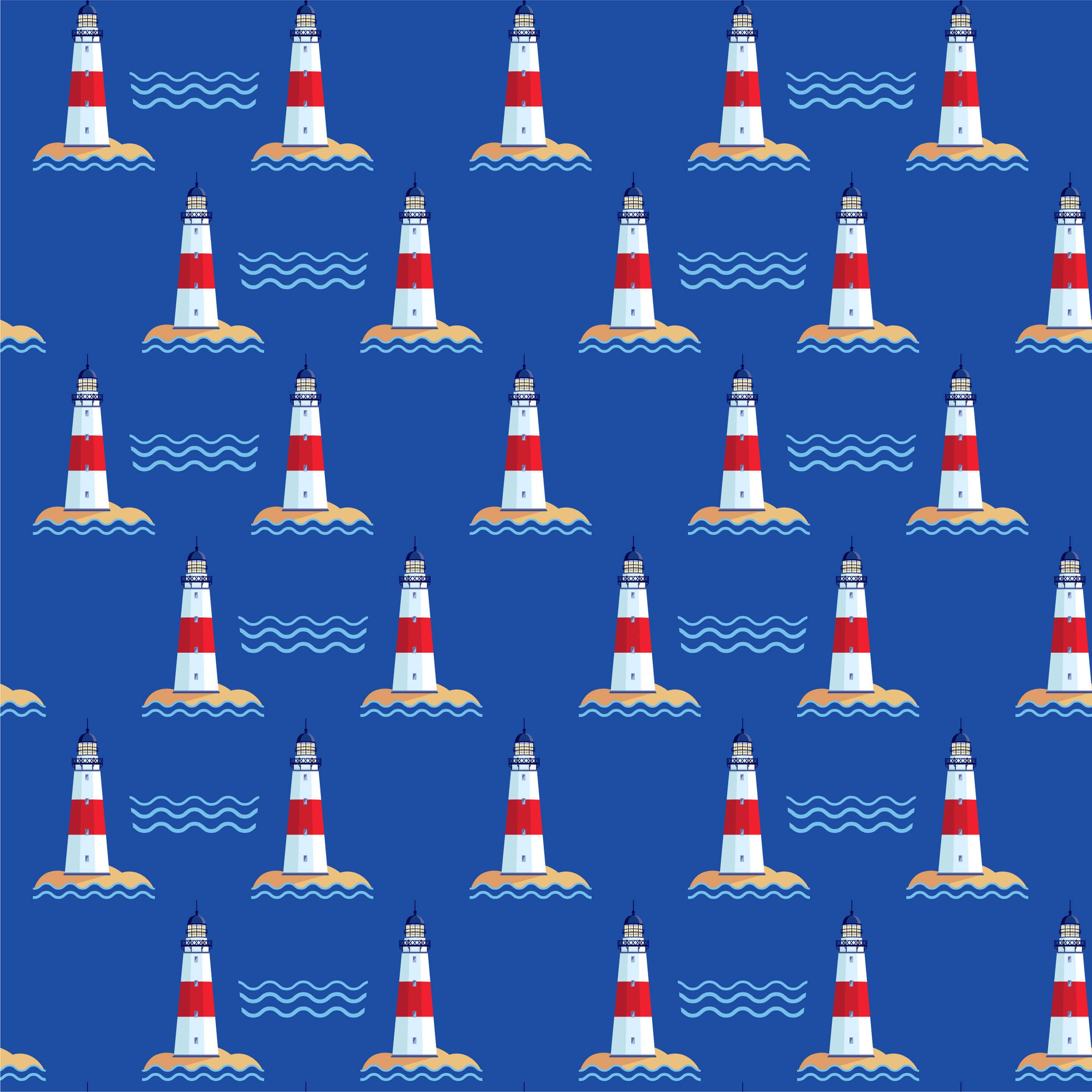 Basically Soho - Wholesale Jumpsuit - Baby - Hamptons Lighthouse Zippered Romper1