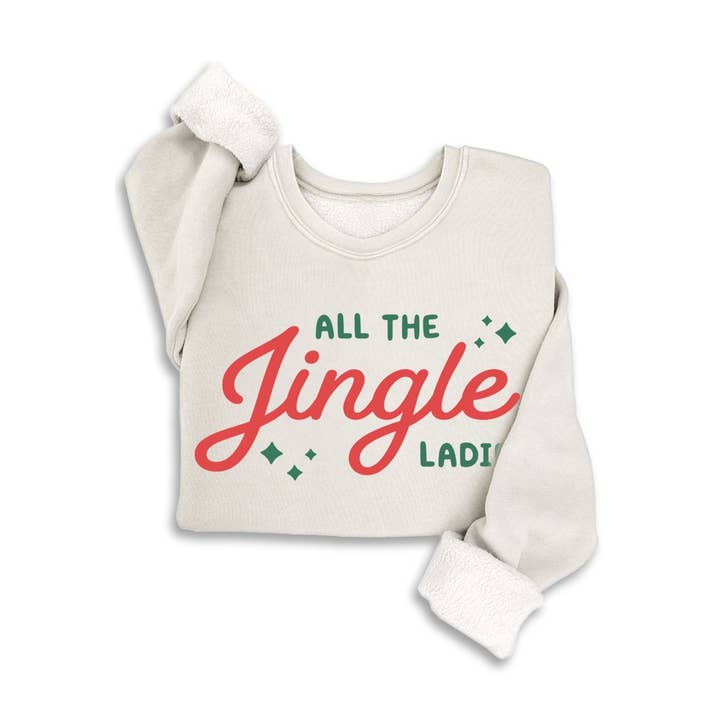ALL THE JINGLE LADIES MINERAL SWEATSHIRTS for wholesale by HRTandLUV