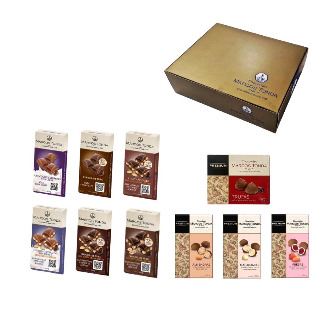 Chocolates Marcos Tonda - Wholesale Chocolate - Delicatessen Selection, Extra Fine and Pure0