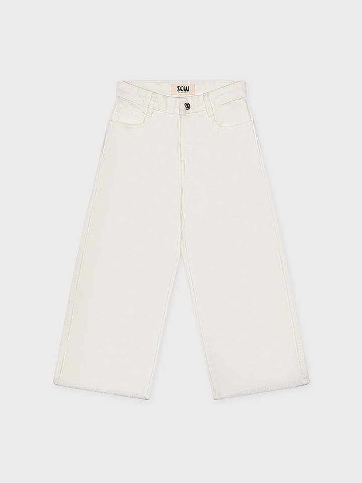 CROPPED DENIM WIDE LEG for wholesale by SOW Kids