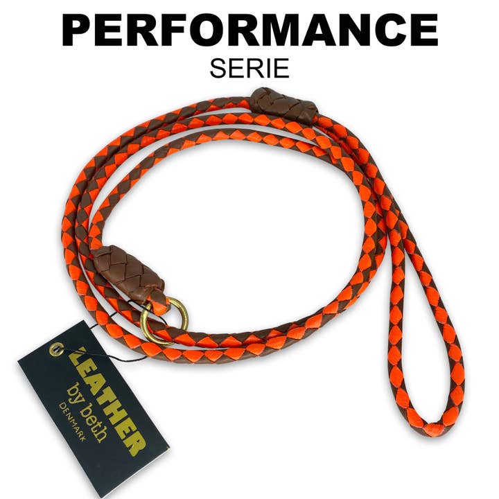 Retrieverline, Cognac/Orange for wholesale by LEATHER by beth