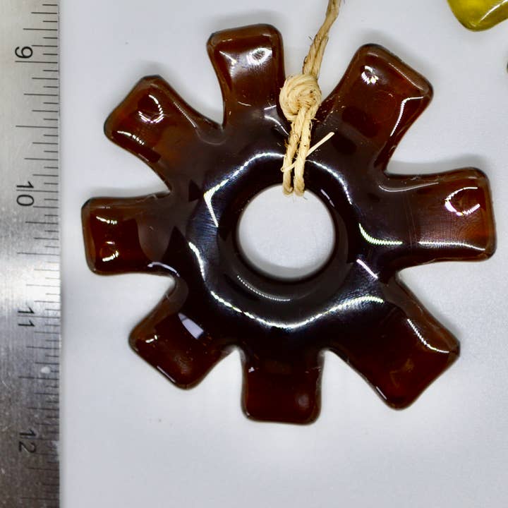 Hippie Glass - Wholesale Ornament - Hippie Flower - Recycled Glass Flower Ornaments6