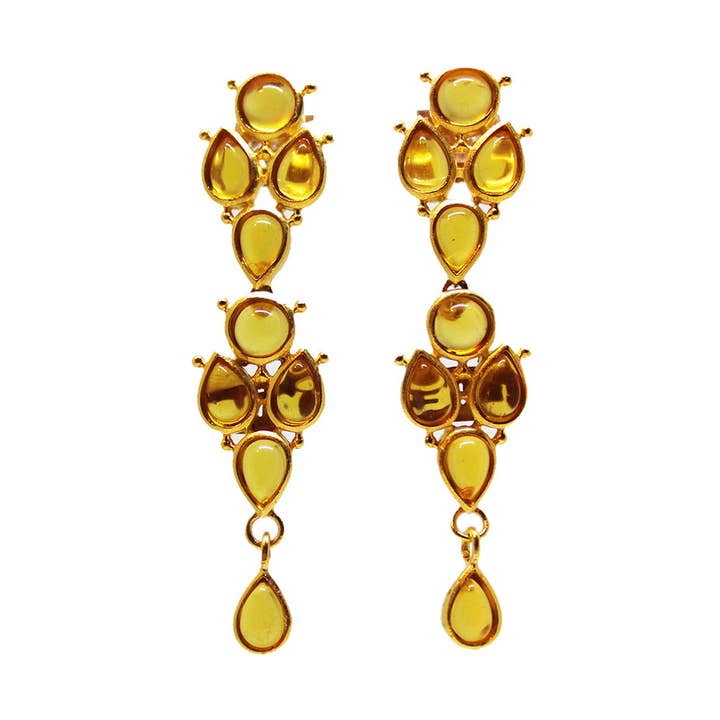 Earthed Drop Earrings for wholesale by LYNYER international