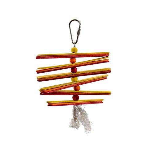 Caitec Inc - Wholesale Bird Swing/Toy - 6" Trio Popsicle Sticks Bird Toy Featherland Paradise