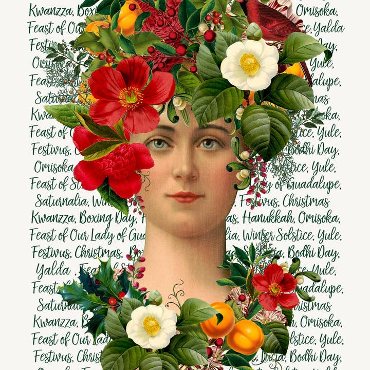 P. Flynn Design / Phun House - Wholesale Season's Greetings Card - Let's Celebrate • 5x7 Holiday Greeting Card