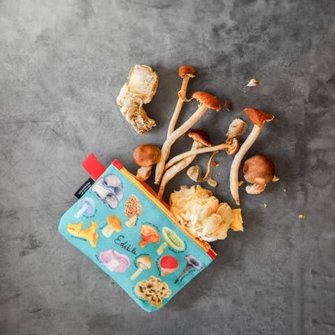 Unemployed Philosophers Guild - Vente Pochette – unisexe - Sac à glissière aux champignons3