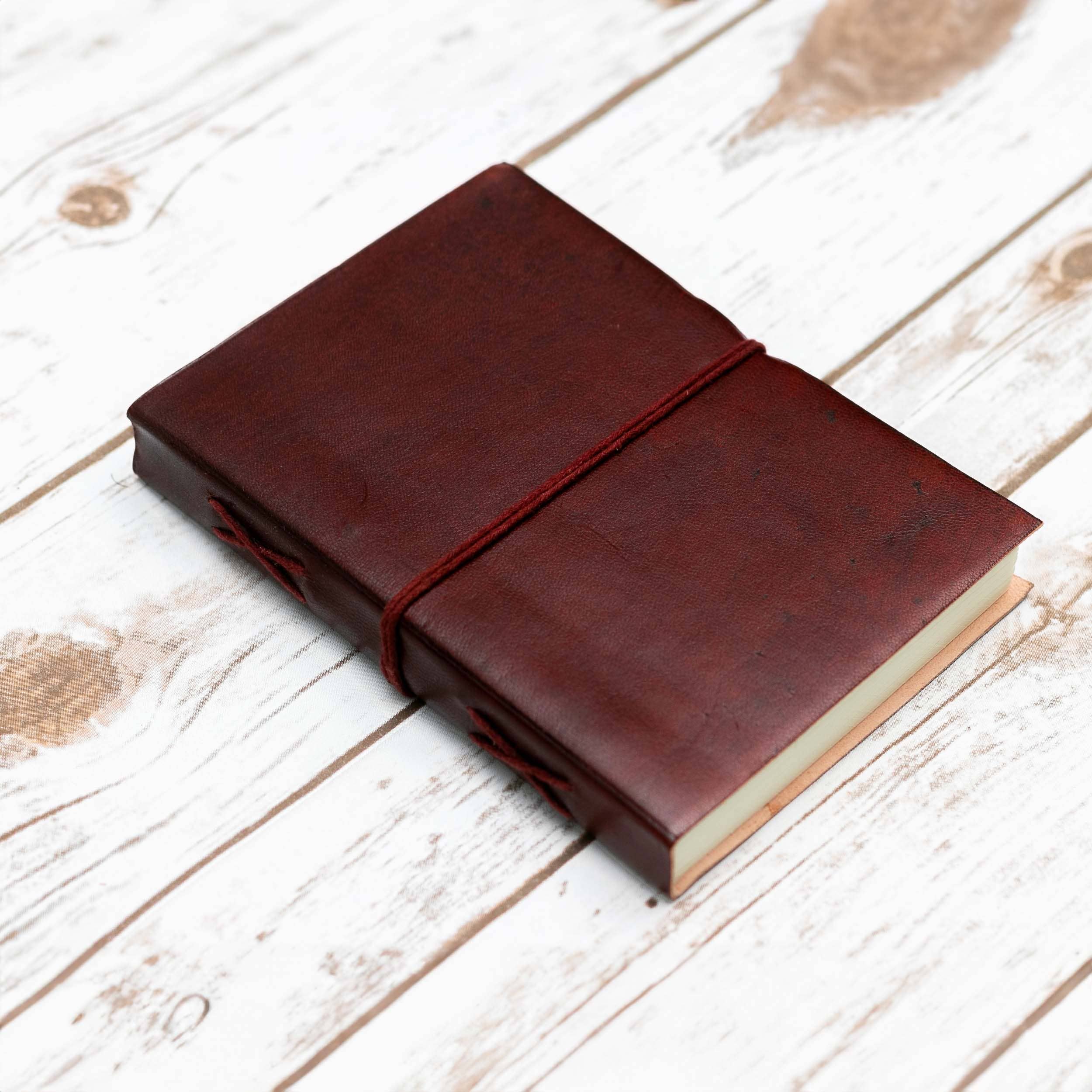 Dark Brown Leather Journals - 5x7 for wholesale on Faire2