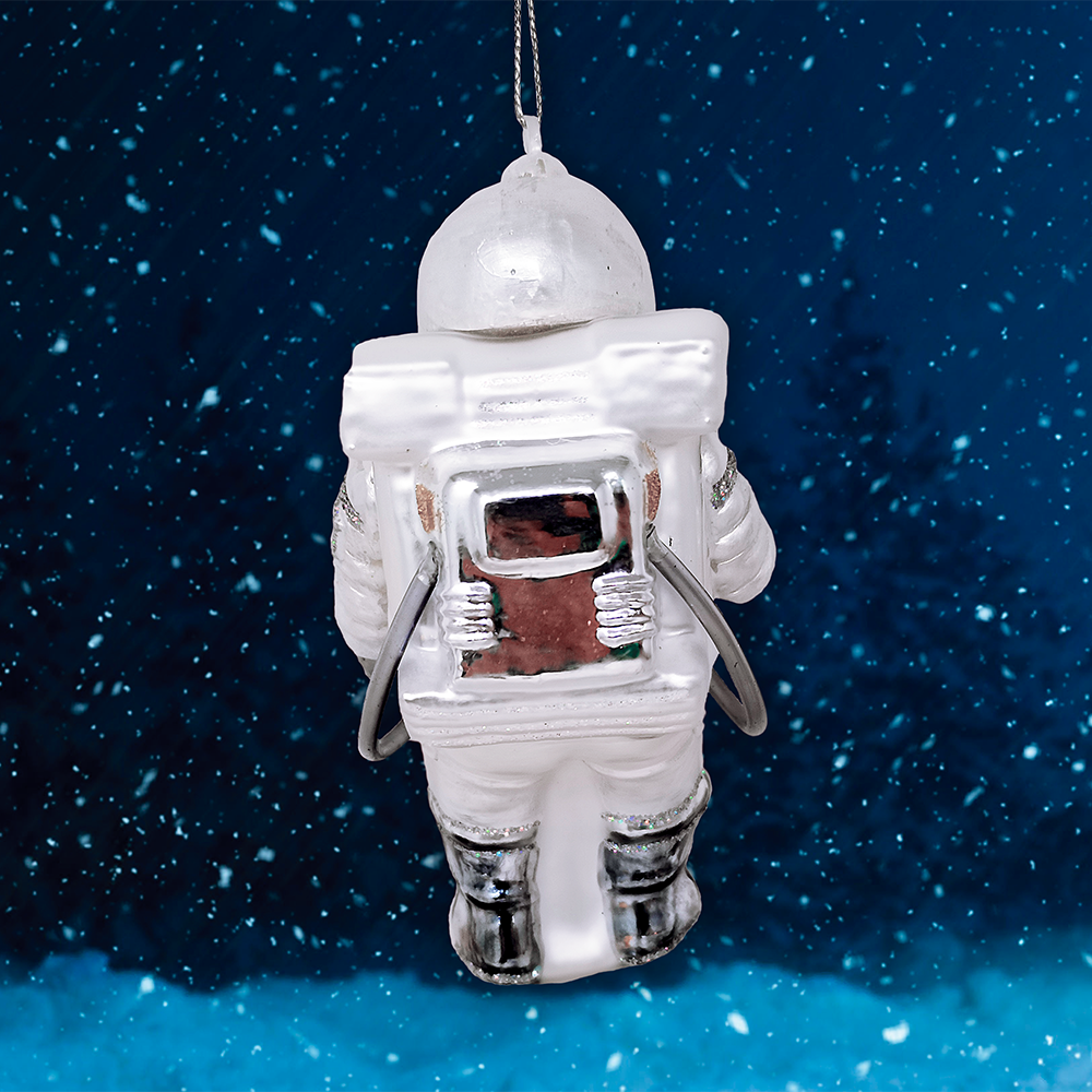 OrnamentallyYou – Ornamento por atacado – Enfeite de Natal de vidro astronauta4