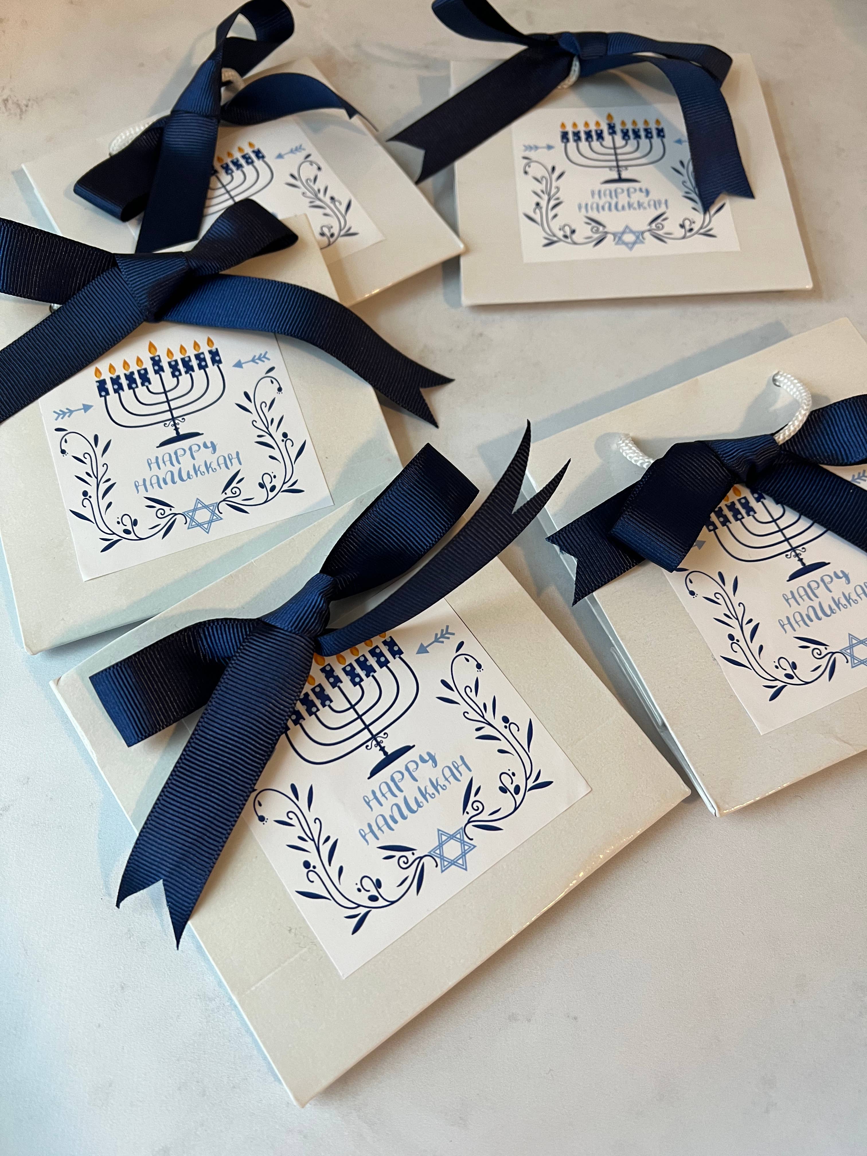 Uniq Favors - Vente Bougie en bocal - Cadeau de bougie de Hanoukka, faveurs personnalisées de Hanoukka, cadeau juif6