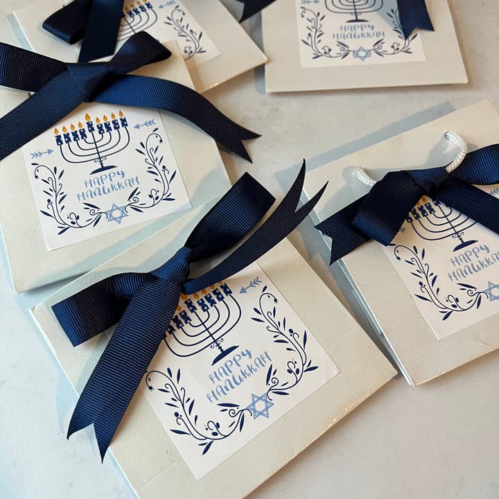 Uniq Favors - Vente Bougie en bocal - Cadeau de bougie de Hanoukka, faveurs personnalisées de Hanoukka, cadeau juif6