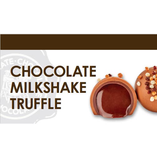 Chocolate Chocolate Chocolate Company - Wholesale Chocolate Covered Sweets - Milk Chocolate Milkshake Truffle - 5 LB BULK1