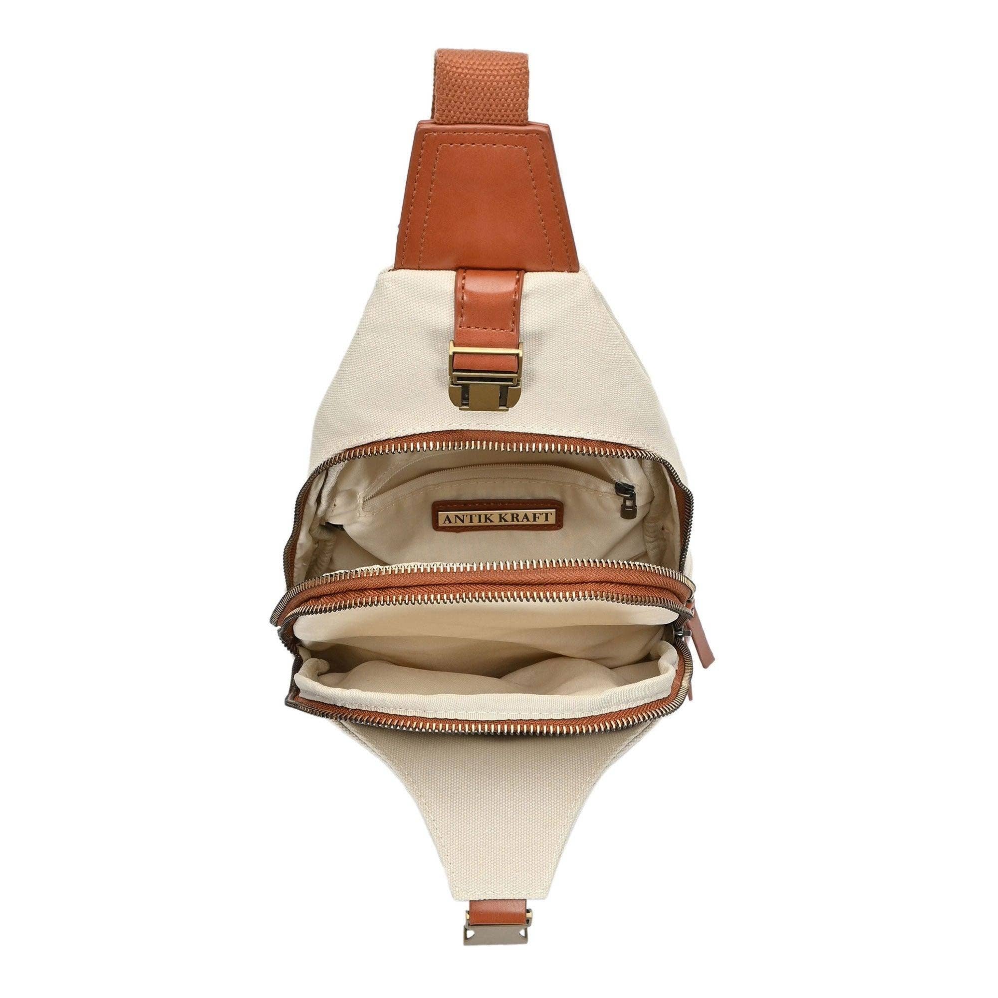 MMS Brands - Wholesale Crossbody Bag - Women's - Samara Cotton Canvas Crossbody Sling1