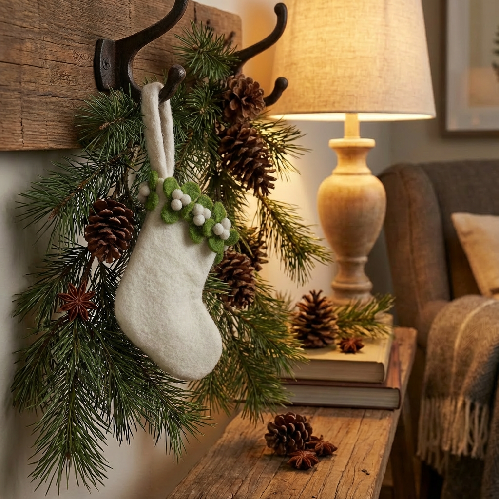 Felt So Good - Wholesale Holiday Stocking - Handmade Felt Biodegradable Mini Christmas Stocking12