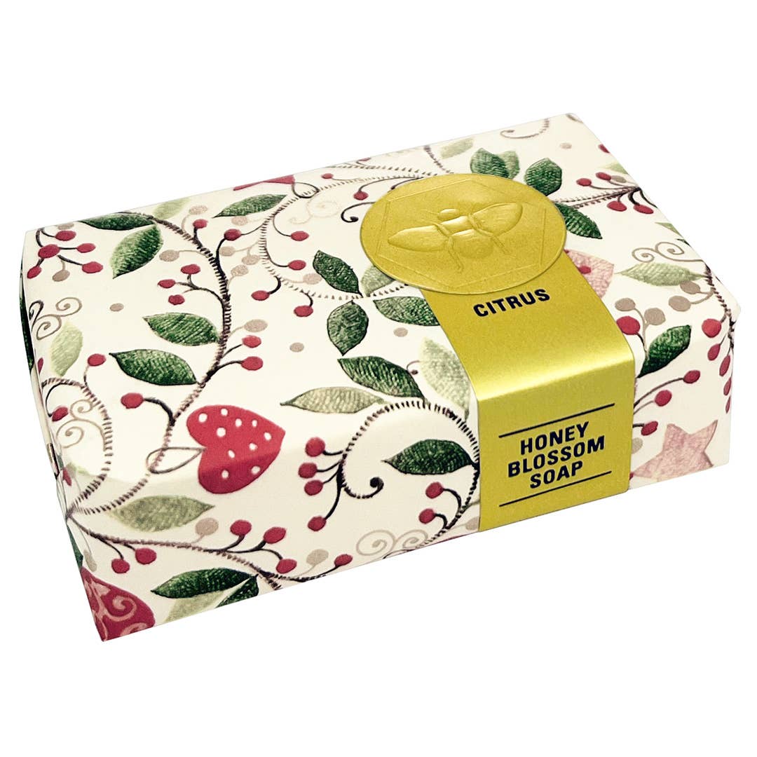 Honey House Naturals - Wholesale Bar Soap - Holiday Paper Wrapped Soap - 3.5oz Individual3