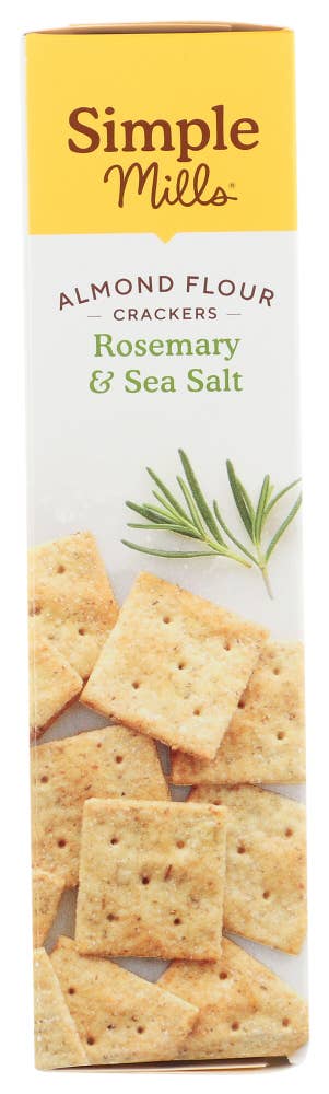 KeHE Distributors, LLC - Wholesale Crackers - Simple Mills Crackers Almond Flour Rosemary Sea Salt 4.25 oz2