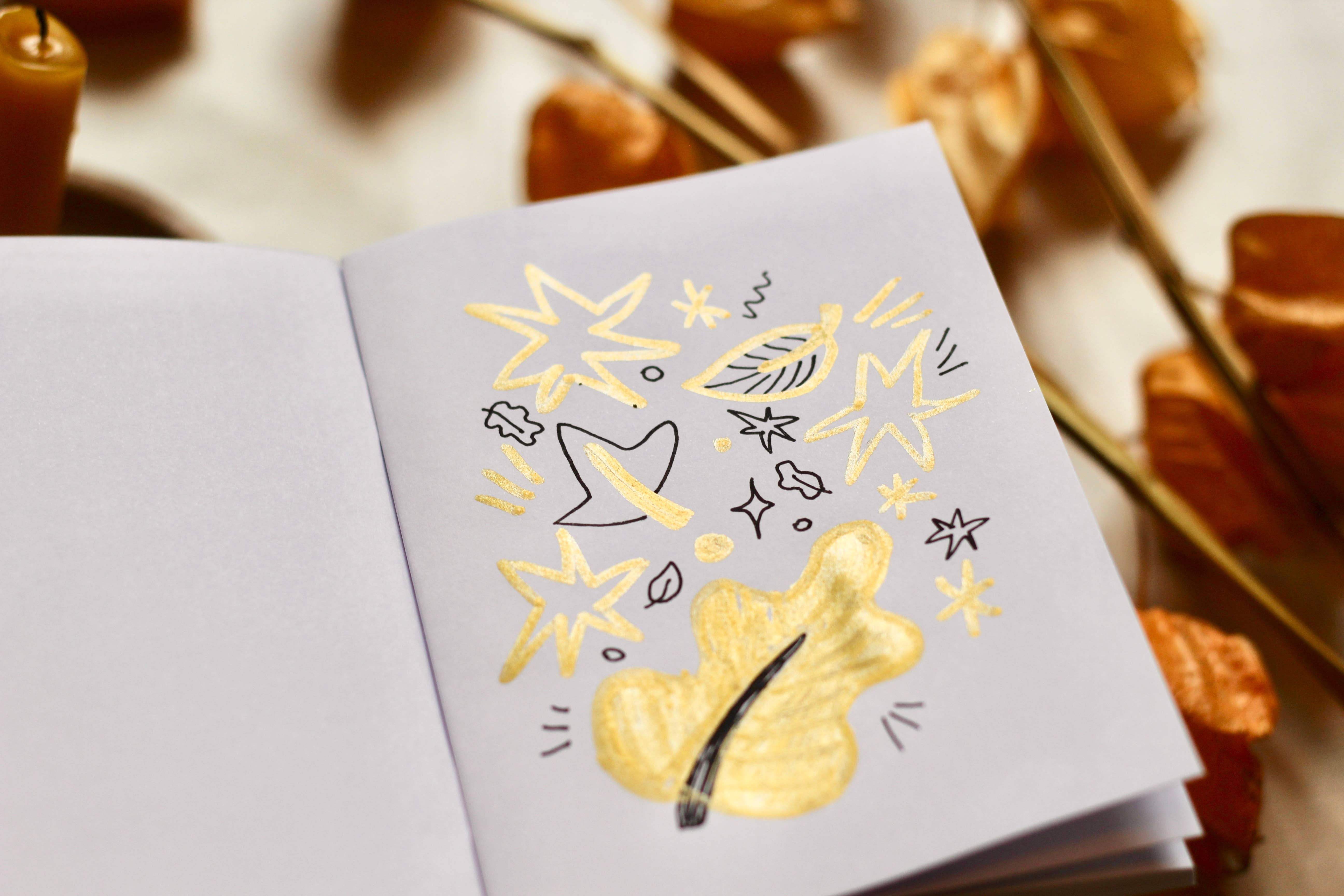 Josie Makes Stuff – Großhandel Notizbücher – Satz von drei herbstlichen A6-Taschenheften6