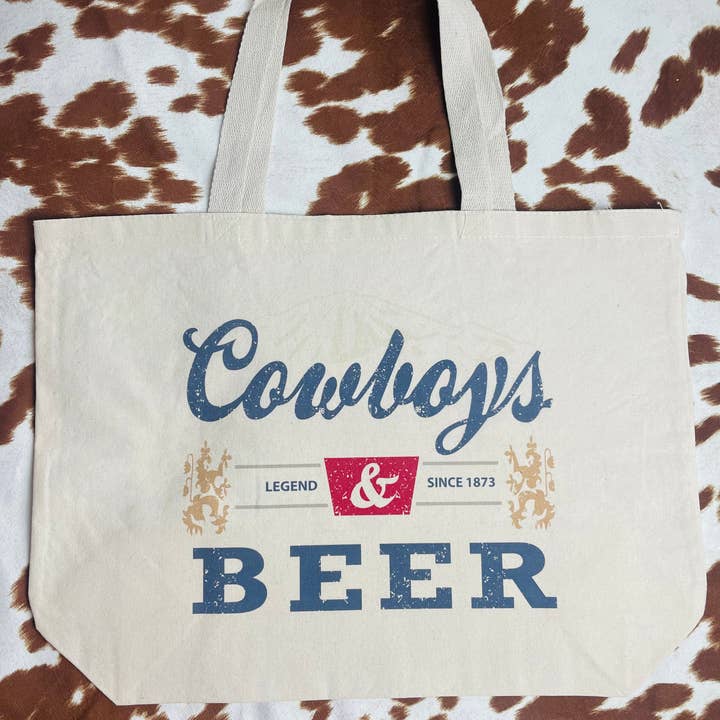Cowboy og øl mulepose for engroshandel hos Wilde roots