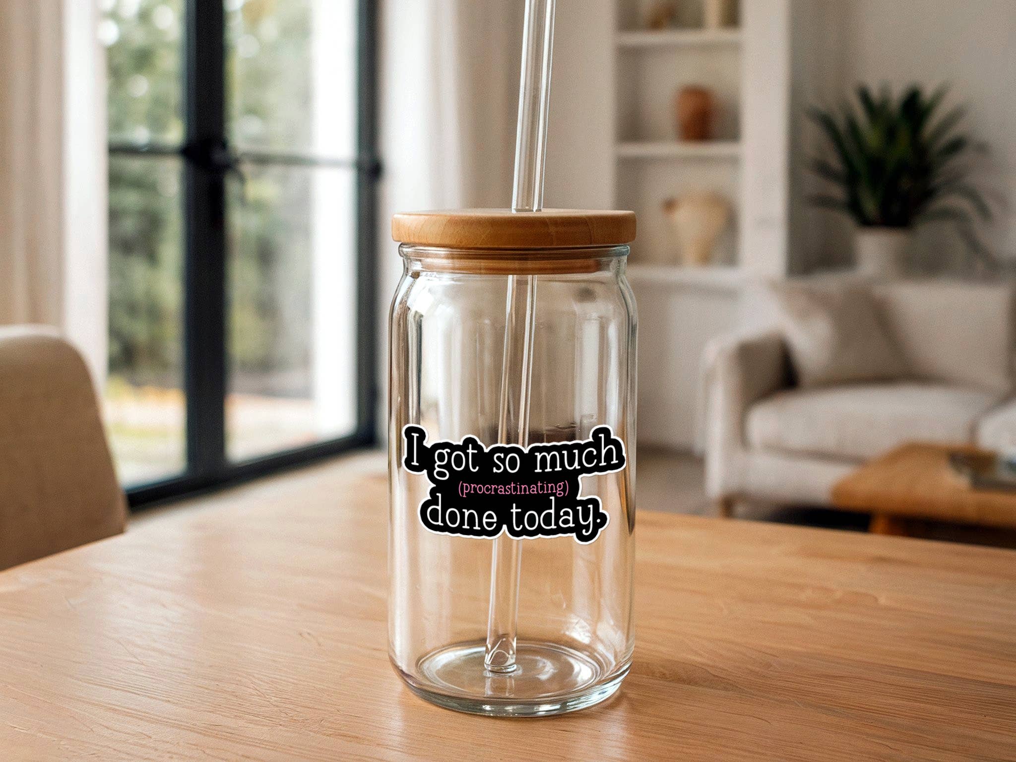 Missional Merch - Wholesale Sticker - I Got So Much (Procrastinating) Done Today | Funny Sticker2