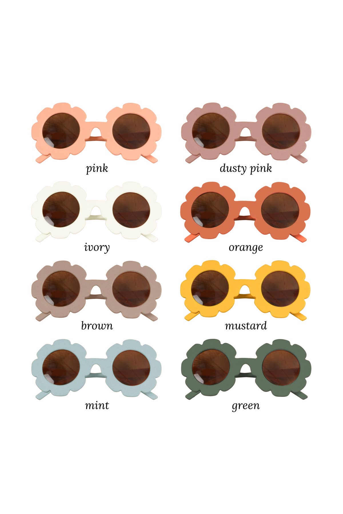 Loven x Mini Momo - Wholesale Sunglasses - Kids - Kid's Sunflower Shape Sunglasses Eyewear for Baby1