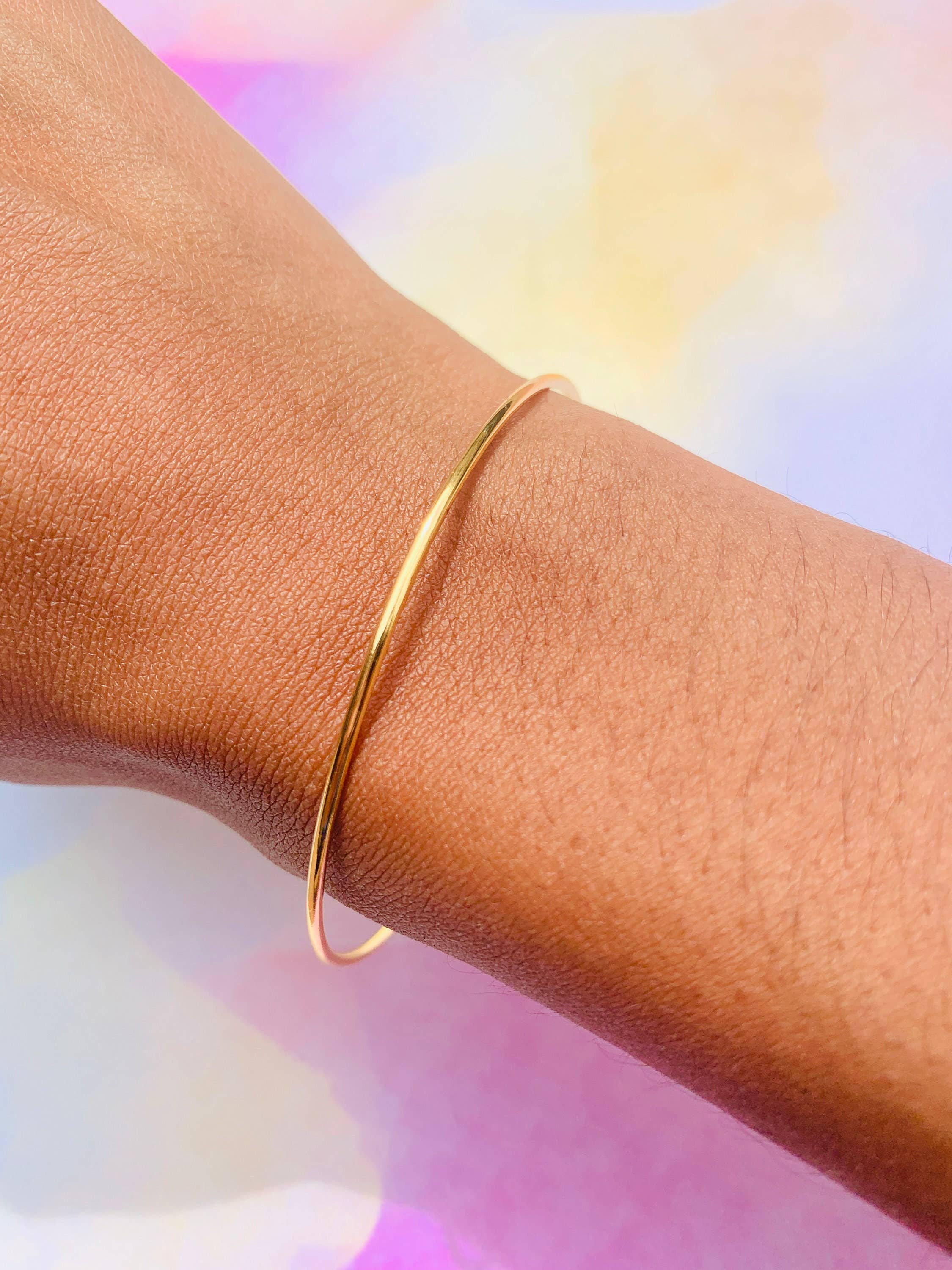 Mali Beads – Großhandel Armreif – Vergoldete wasserdichte stapelbare Armreifen – Damen-Schichtarmbänder6