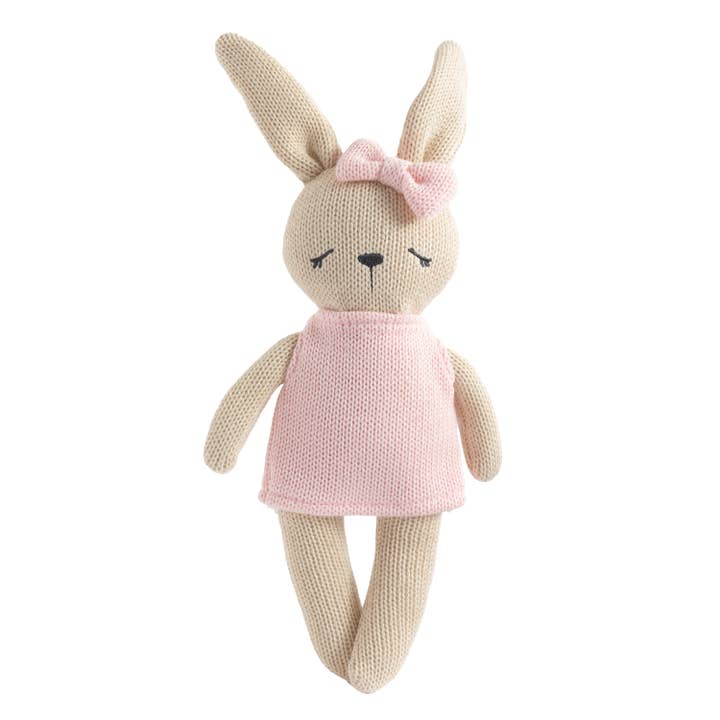 Living Textiles - Wholesale Stuffed/Plush Toy - Kids & Baby - Knitted Animal Toy- Bella the Bunny