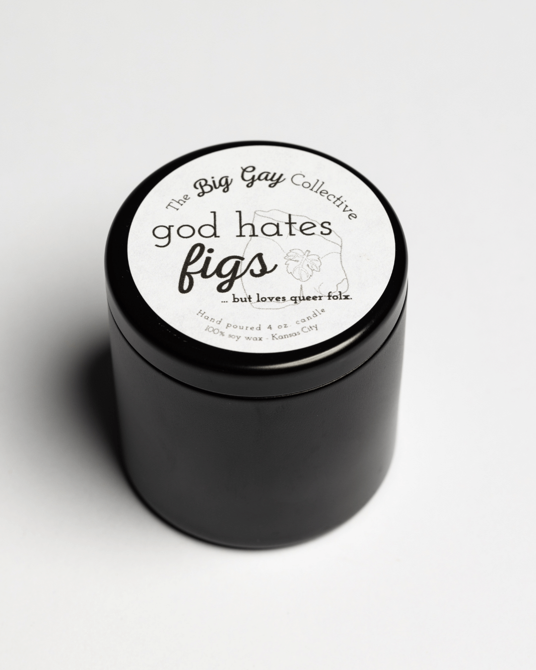 The Big Gay Collective LLC - Wholesale Jar/Filled Candle - God Hates Figs2