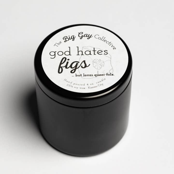 The Big Gay Collective LLC - Wholesale Jar/Filled Candle - God Hates Figs2