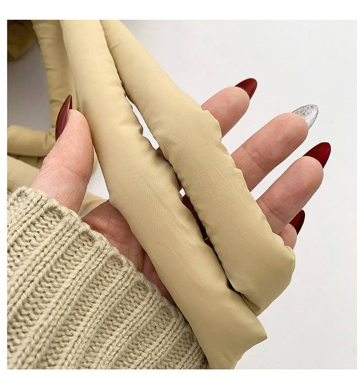 Dipped Shop - Wholesale Tote Bag - Women's - Simple Puffer Tote Bag Solid Color Soft Handbag DP809146