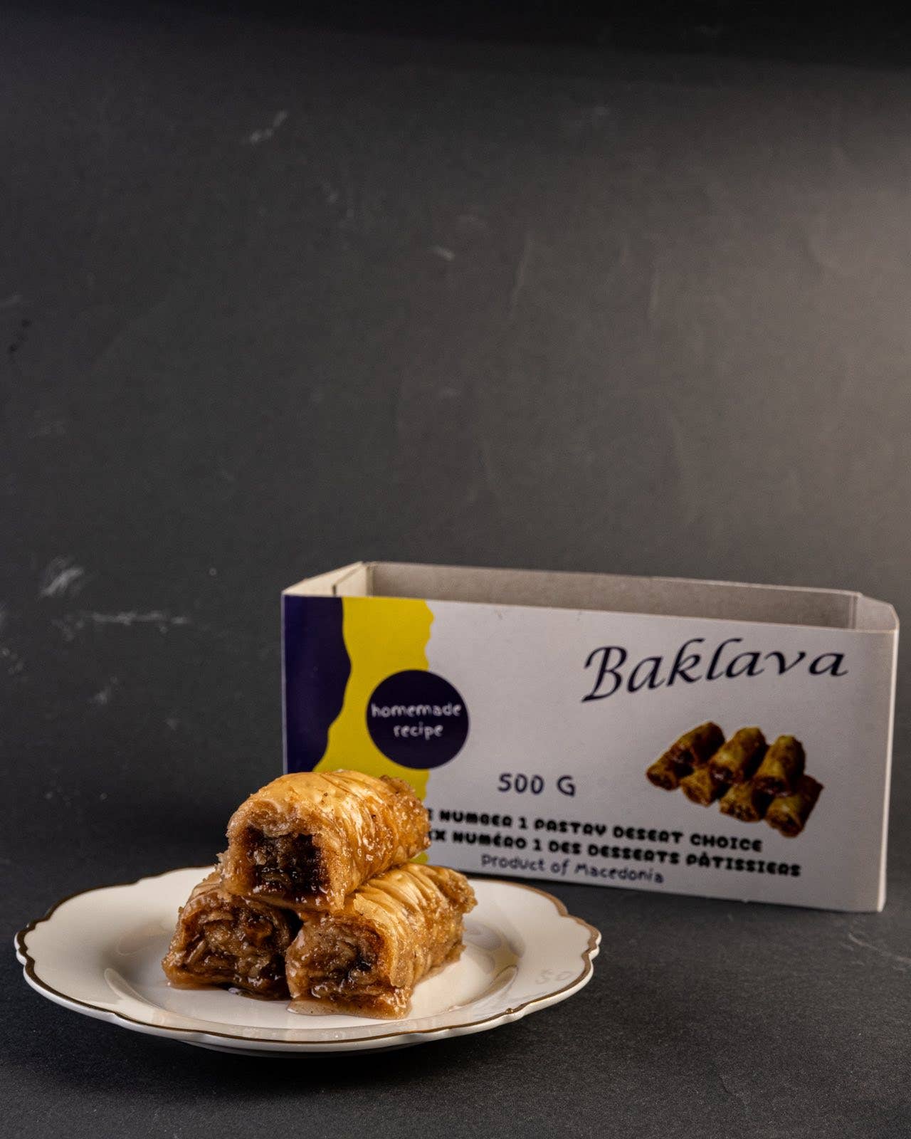 Country Roots - Wholesale Cookie - Rolled Baklava Phyllo Dessert with Walnuts 500g 3