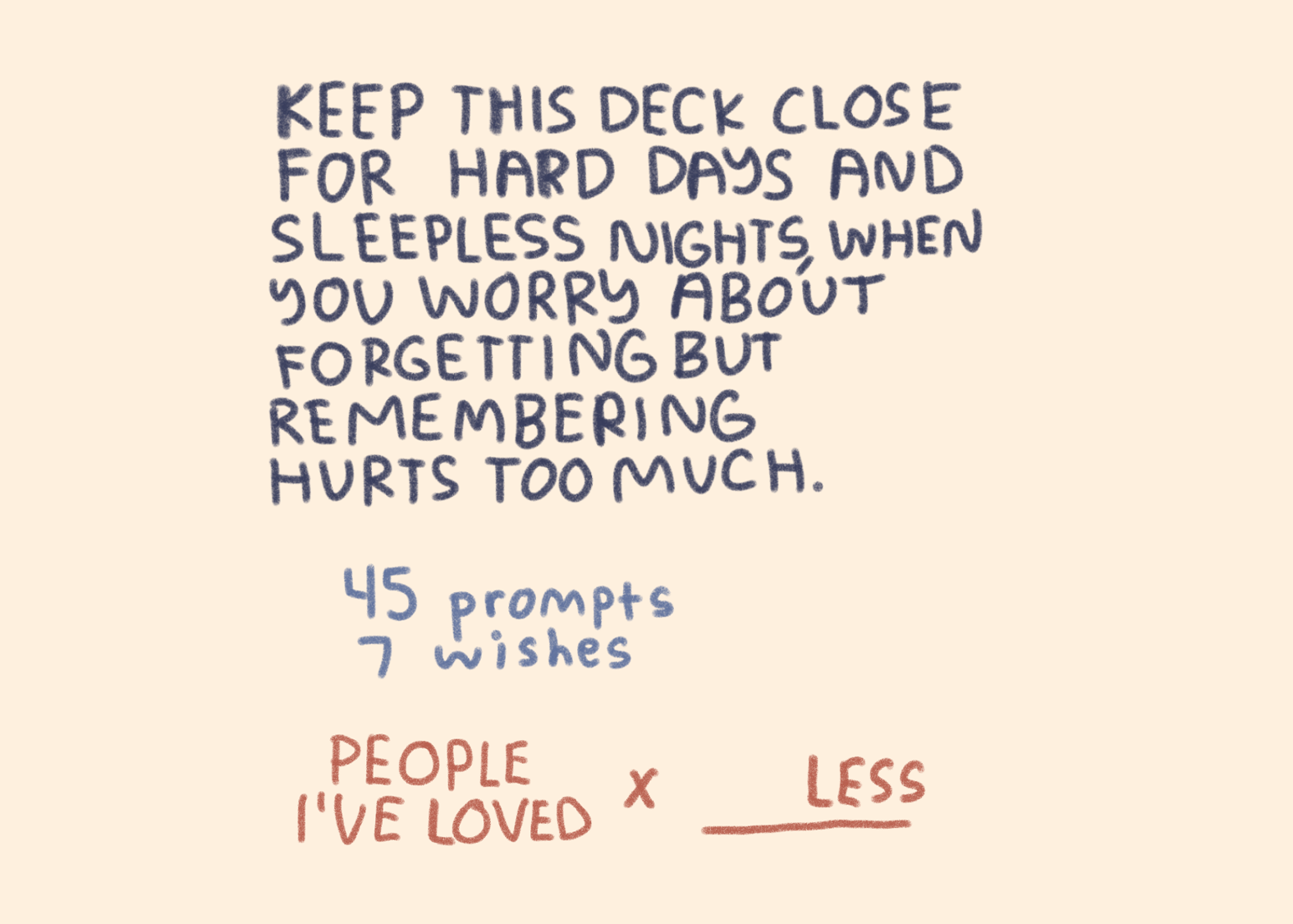 People I've Loved - Vente Cartes de tarot - Sitting With Sadness Deck11