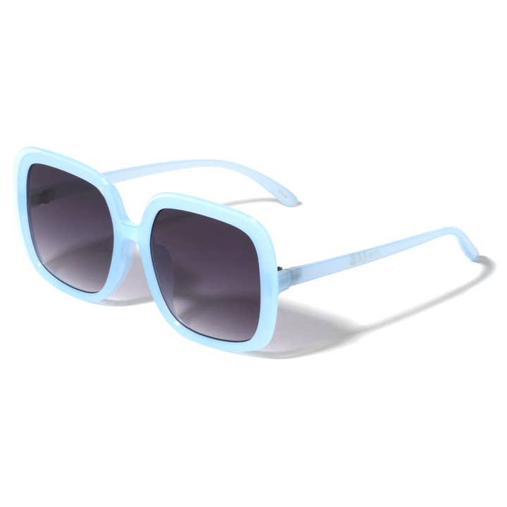 Sunrayzz Imports - Wholesale Sunglasses - Women's - Crystal Color Butterfly Frame Sunglasses p1008