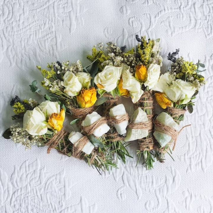 CharlieHaze - Wholesale Sage Bundle - Aquamarine Smudge Stick