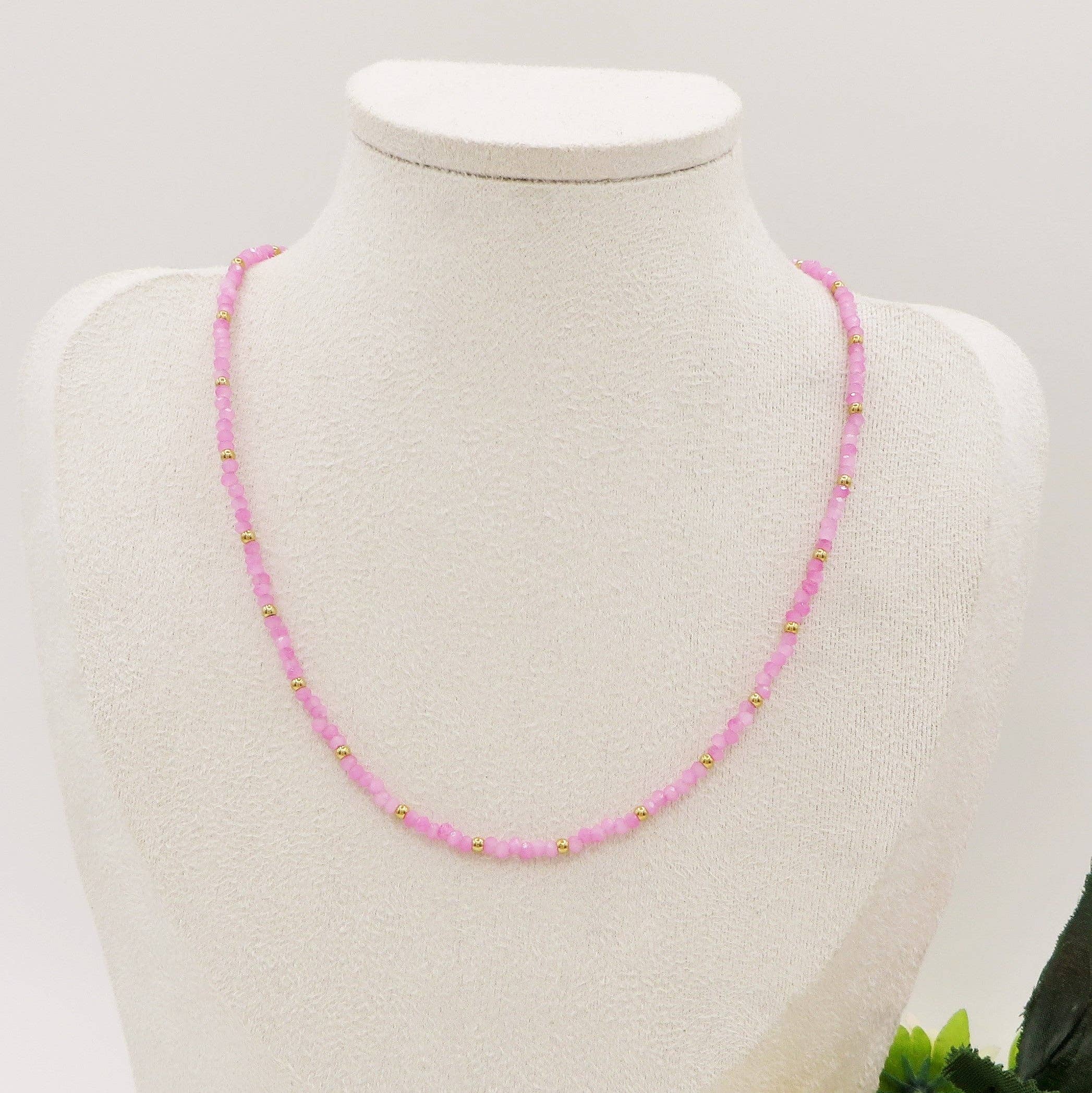 Daemon srls - Wholesale Beaded/Pearl Necklace - OCEAN - Collana perline cristallo e ACCIAIO inossidabile colori brillanti12