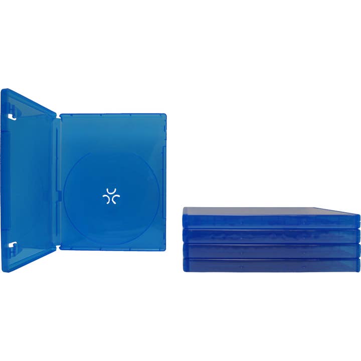 Square Deal Recordings & Supplies - Wholesale Display case - Cases - Playstation 4 - Standard Single - Blue - 14mm