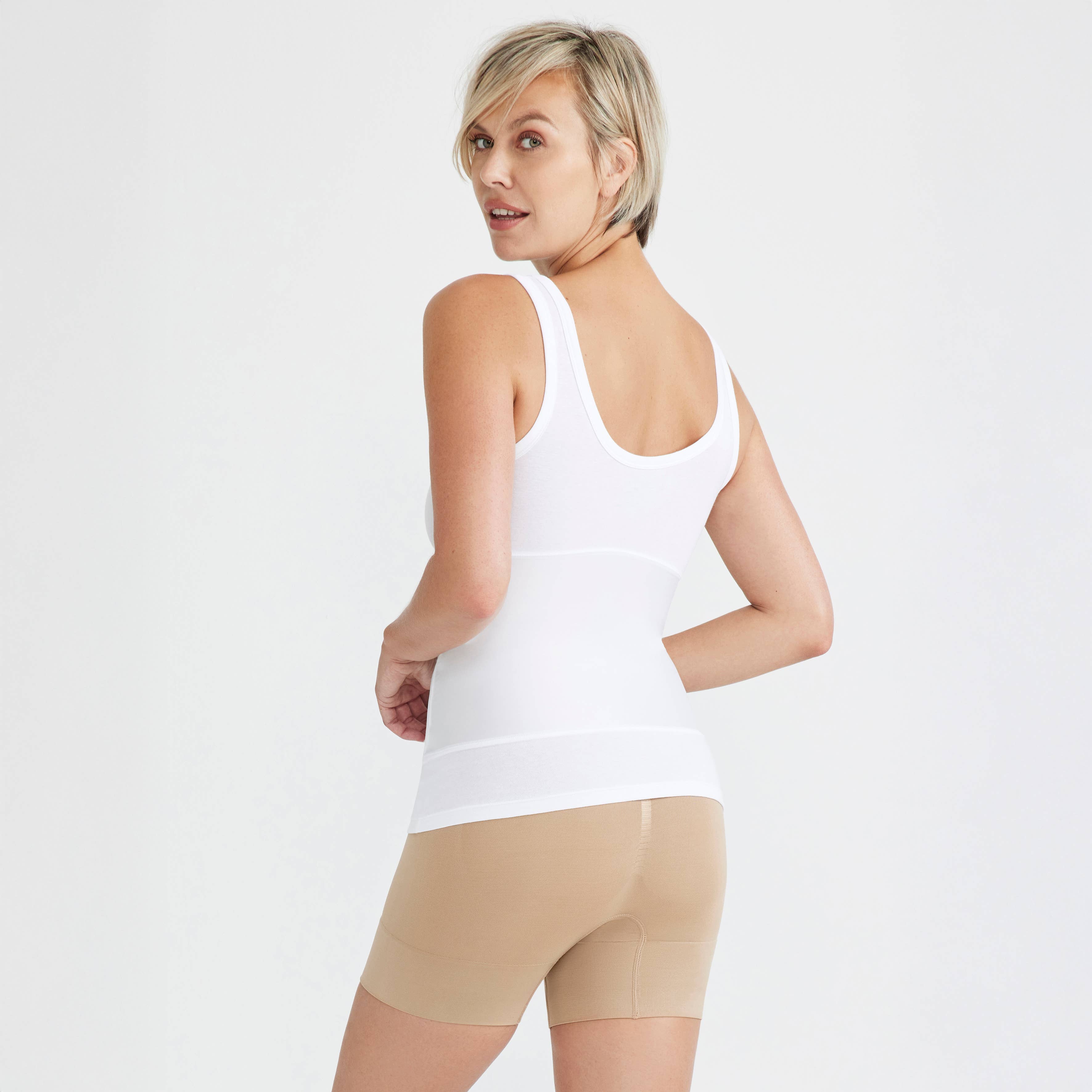 Yummie - Wholesale Tank Top - Women's - Boyfriend Yummie Tummie® 3-Panel Shapewear Tank - Plus Sizes5