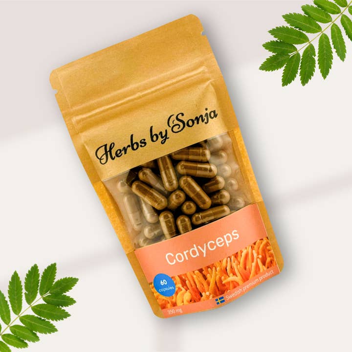 Cogumelo Cordyceps 350mg – Energia e Resistência por Atacado por atacado de Herbs By Sonja - Natural health supplements