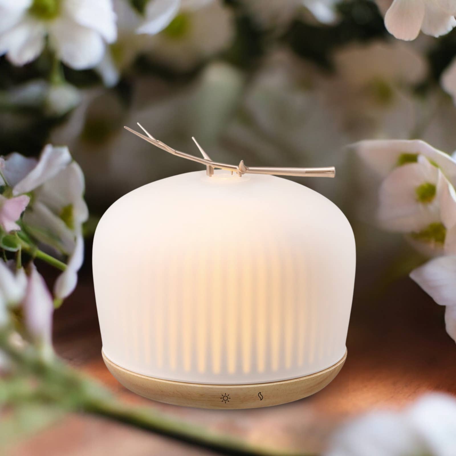 Zen'Arôme - Wholesale Electronic Diffuser - Origin Essential Oil Diffuser in glass and FSC wood3