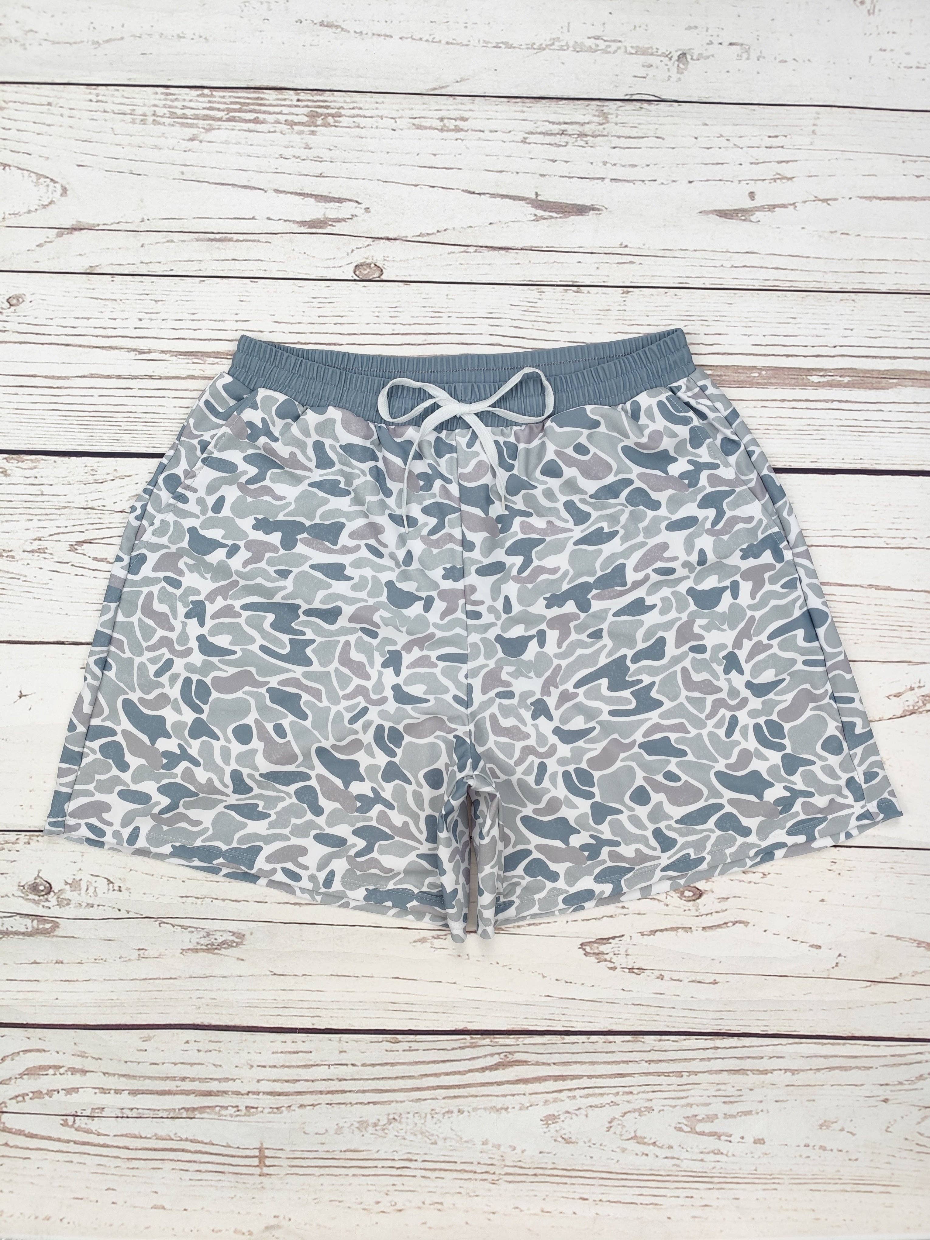 sassy kids palace - Wholesale Swim Shorts - Men's - Camouflage Printed Men Board Shorts