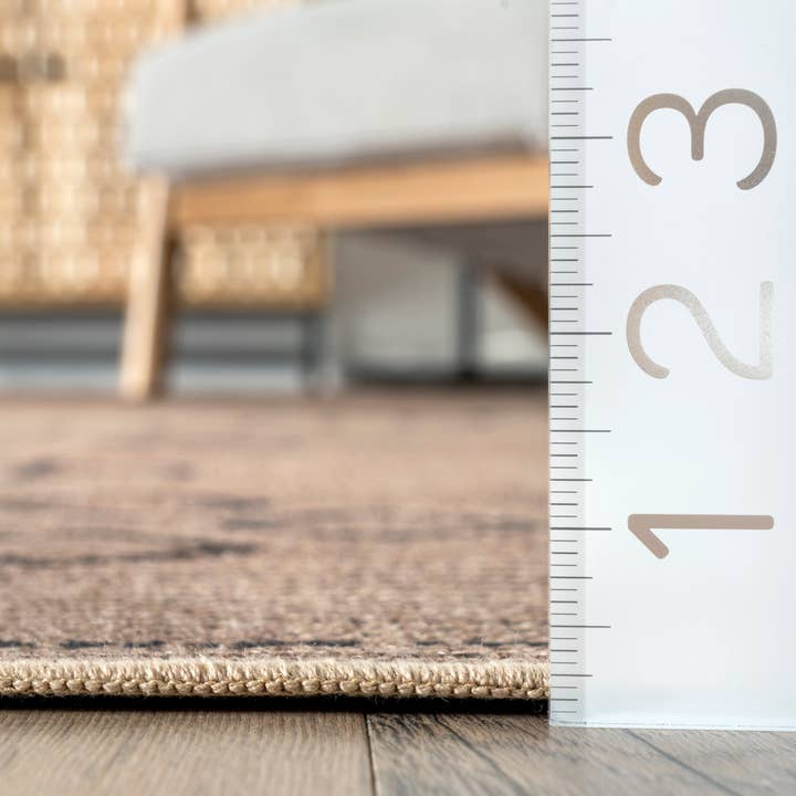 Natural Erica Easy Jute Machine Washable Area Rug for wholesale on Faire1