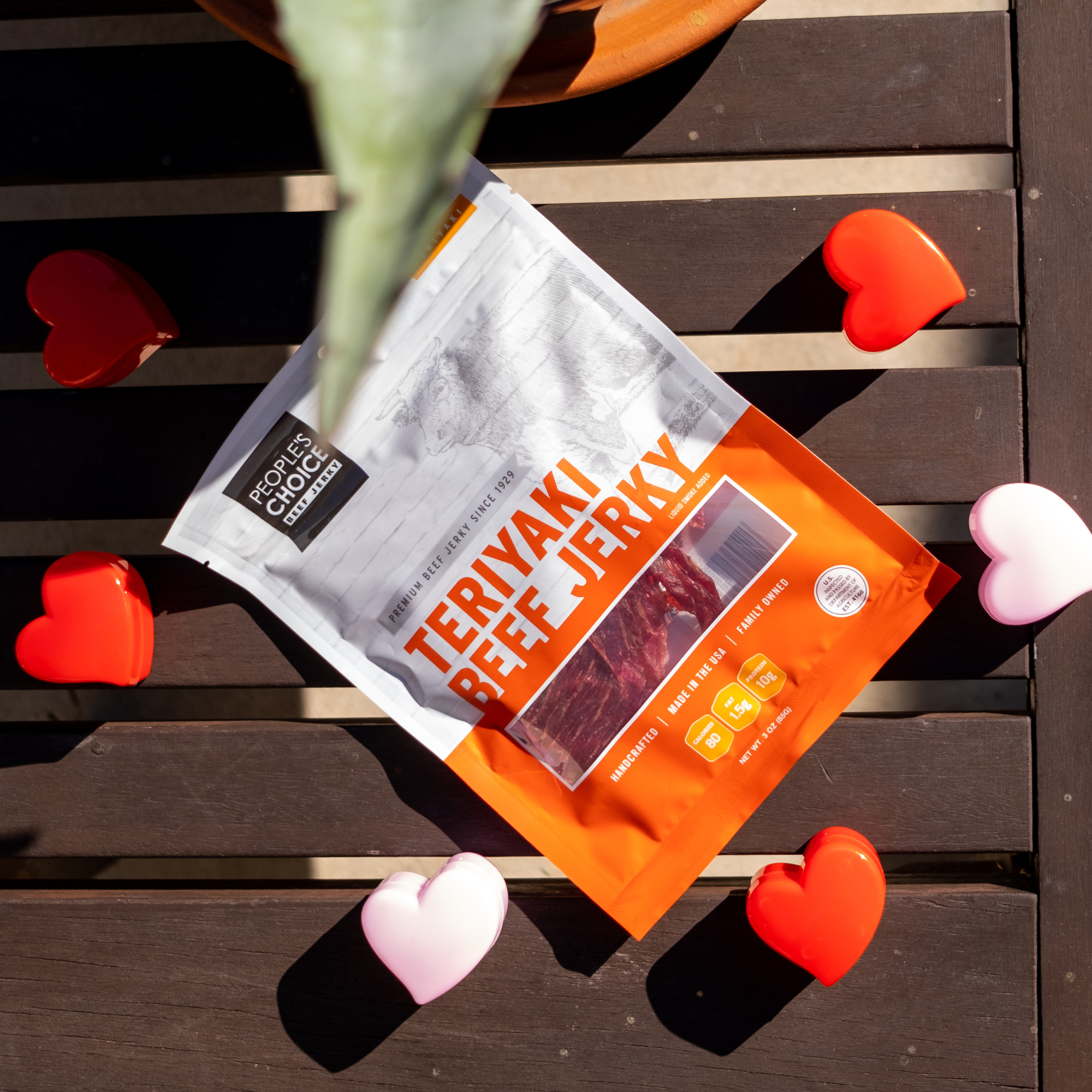 People's Choice Beef Jerky - Wholesale Jerky - Classic - Teriyaki Beef Jerky 3.0oz4