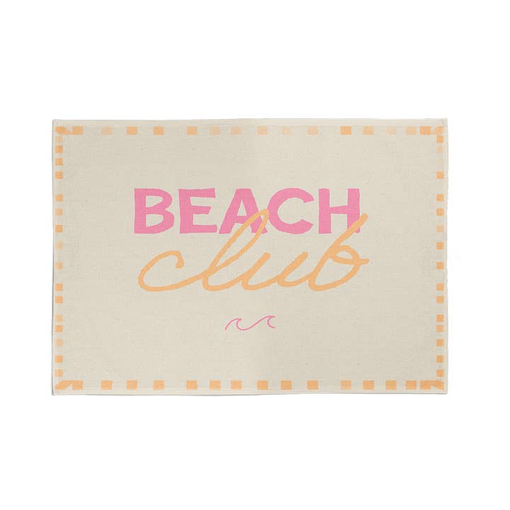 Coast and Valley - Wholesale Placemat - "Beach Club" cotton placemat set