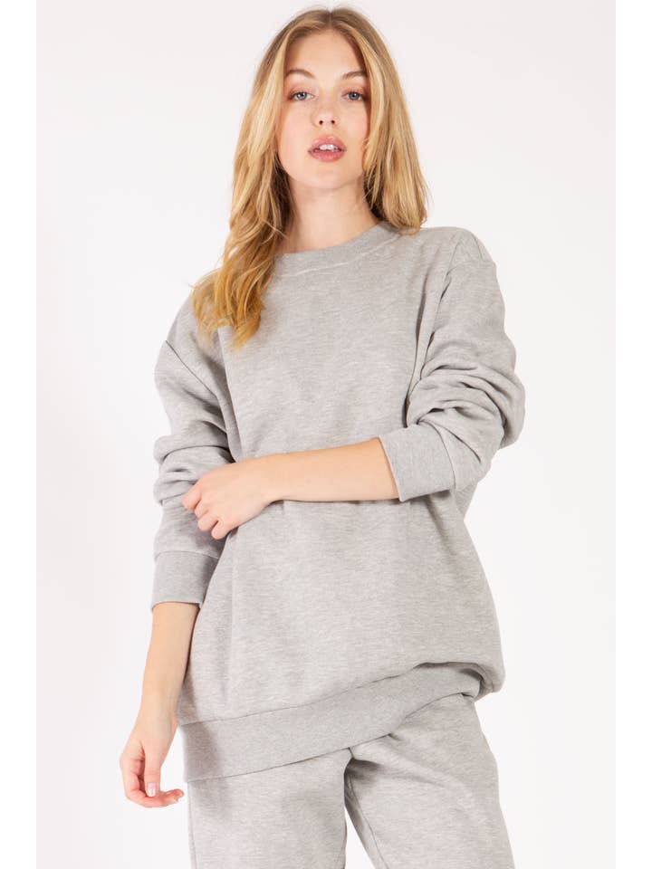 Color 5 - Wholesale Sweatshirt - Women's - Fleece lined unisex crew neck pull over sweat shirt jacket3