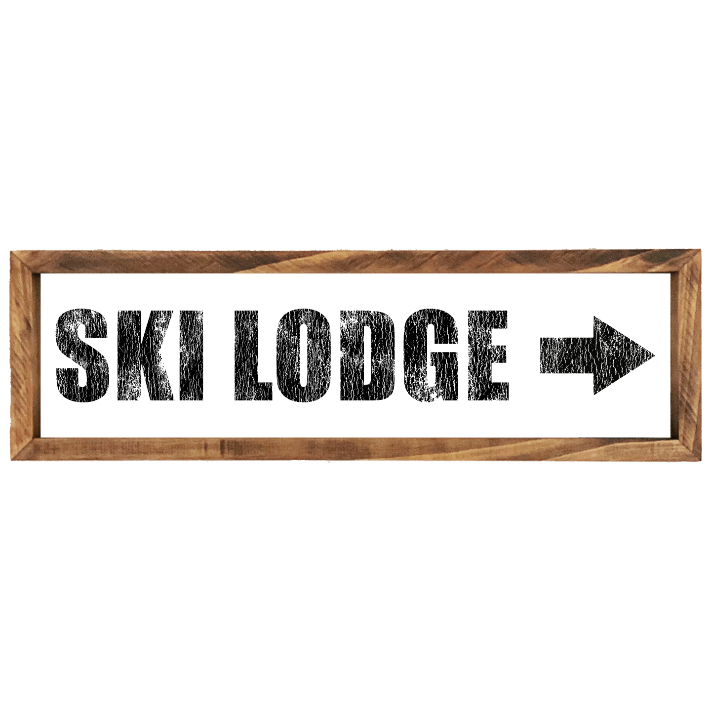 Southern Mesa Trading Co. - Wholesale Sign - Ski Lodge Wood Sign1