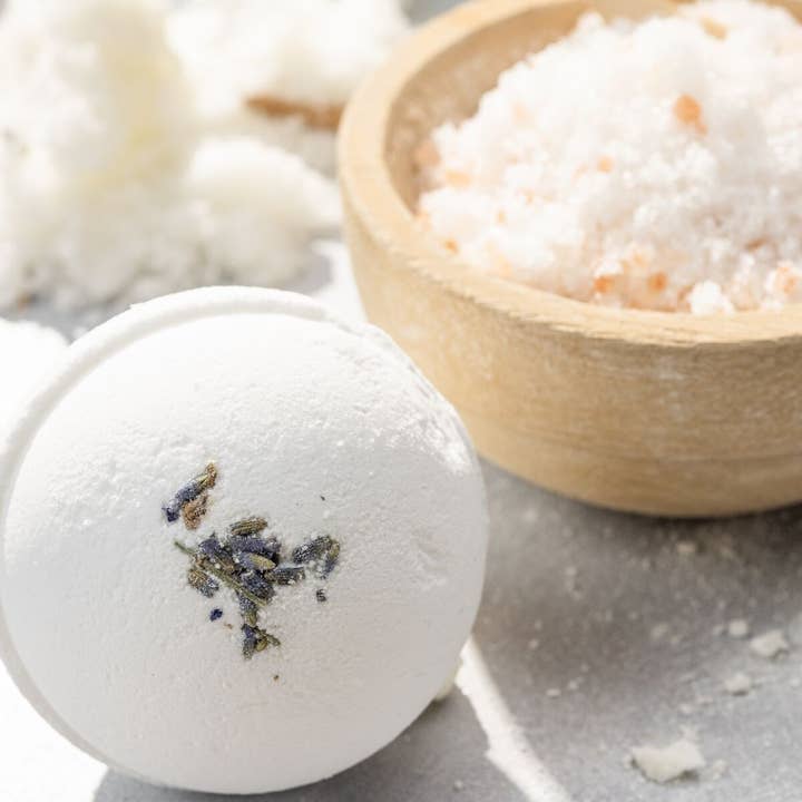 Bulk - 100 Naturlige Veganske Duftblandinger Badebomber - Hvid for engroshandel hos Lizush Creations