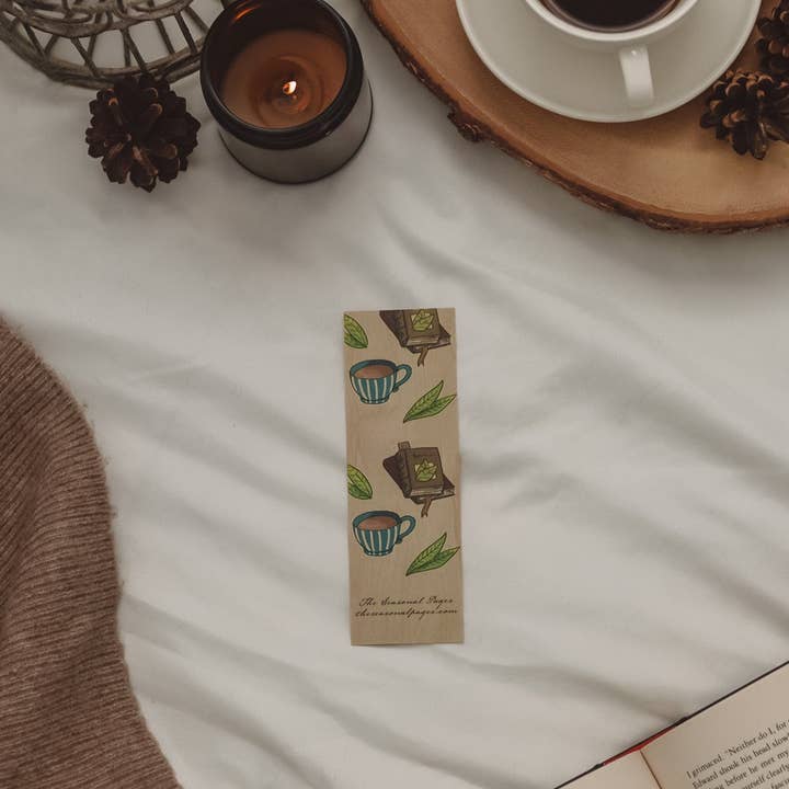 An Afternoon Of Reading Woodmark for wholesale by The Seasonal Pages