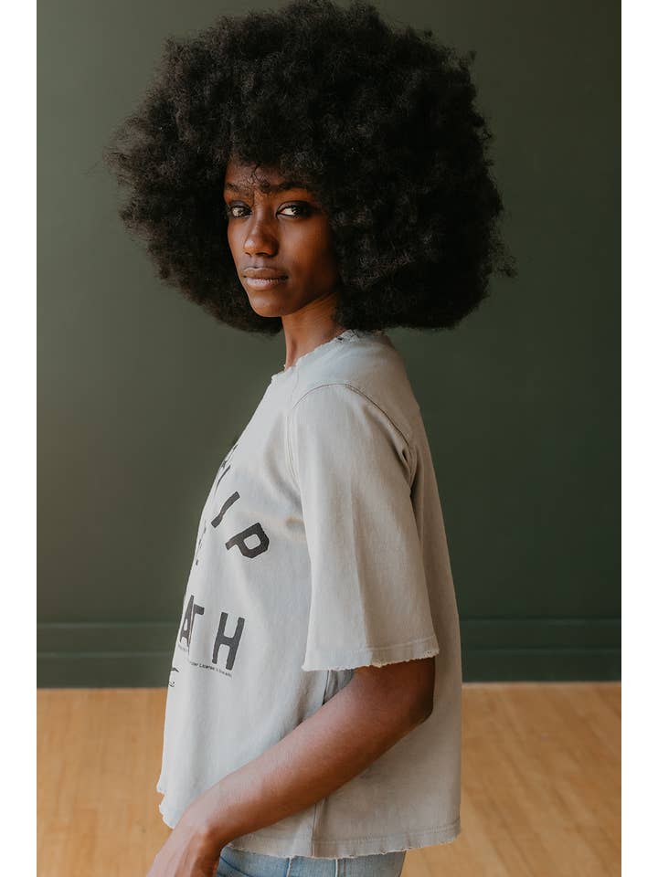 People Of Leisure - Wholesale Screen Printed T-Shirt - Women's - Black Sabbath Worship The Sabbath Tee4